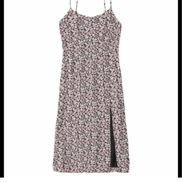 Abercrombie & Fitch Floral Slit Midi Dress – XS – Excellent Condition - Picture 4 of 8